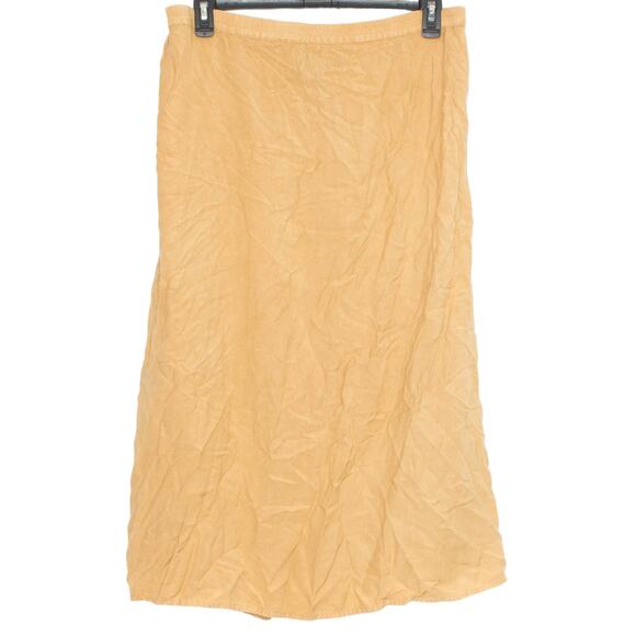 Adrian Karen Womens Skirt Vintage Button Maxi Embroidered Boho Cottage 14 LB - Picture 7 of 7